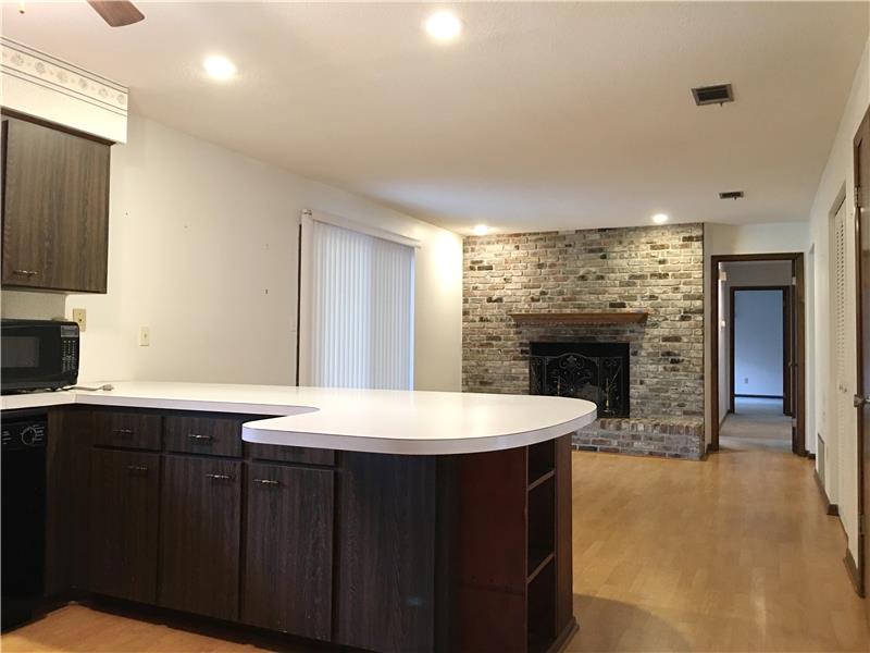 Family Room View from Kitchen