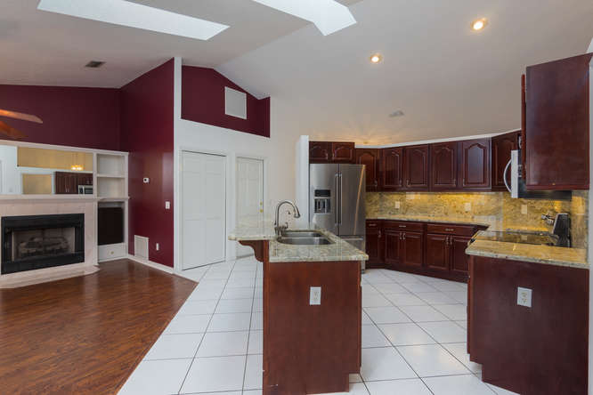 Open Plan to Family Room