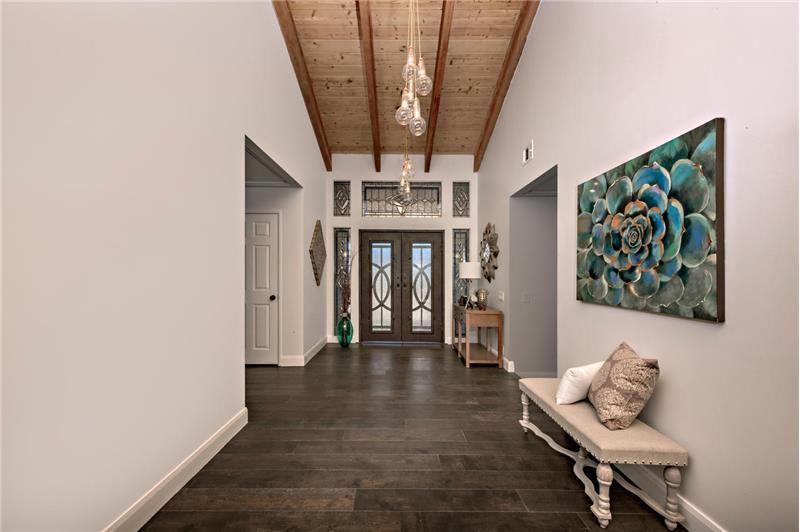 Welcome guests in this stunning foyer