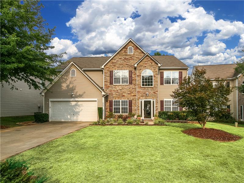 Handsome stone front home