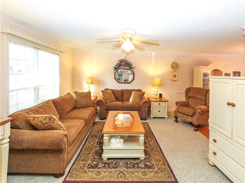 Great room open to formal dining room