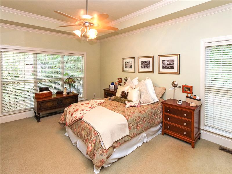 Main level luxury master suite