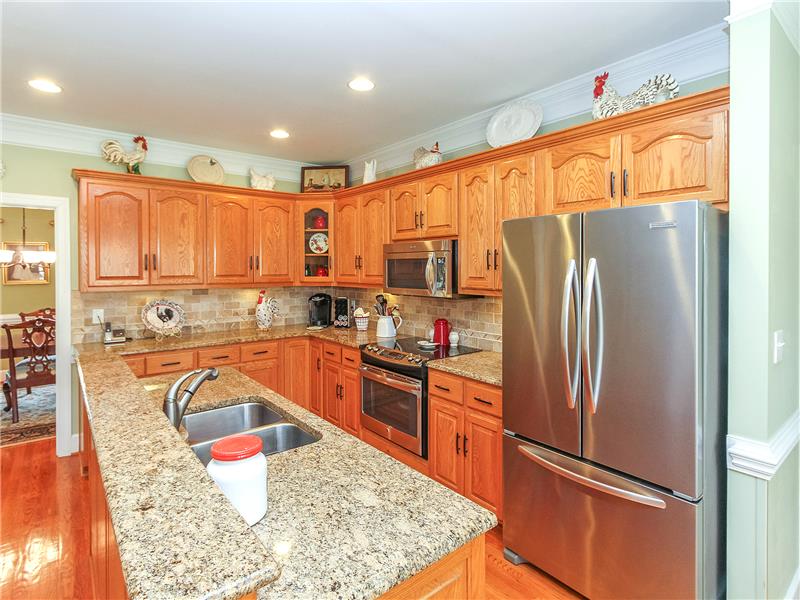 Updated with stainless appliances and granite countertops