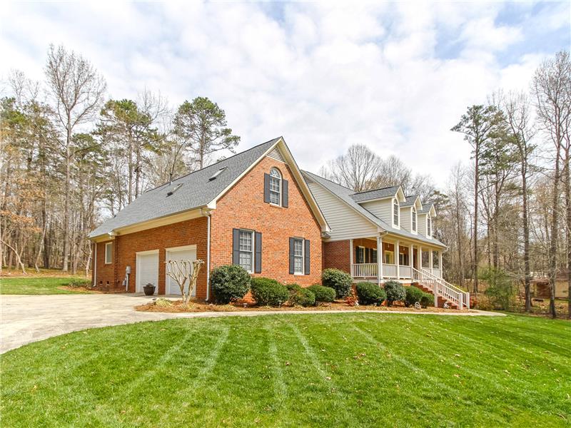 Oversized two-car garage