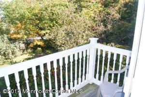 Balcony off master bedroom.
