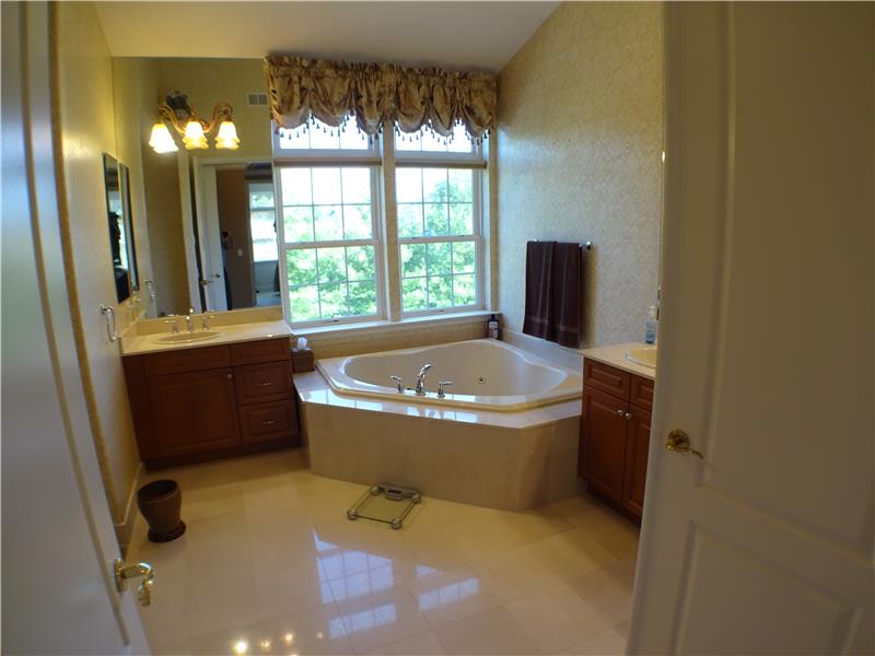 MasterBath w Jacuzzi Tub and Stand-up Shower