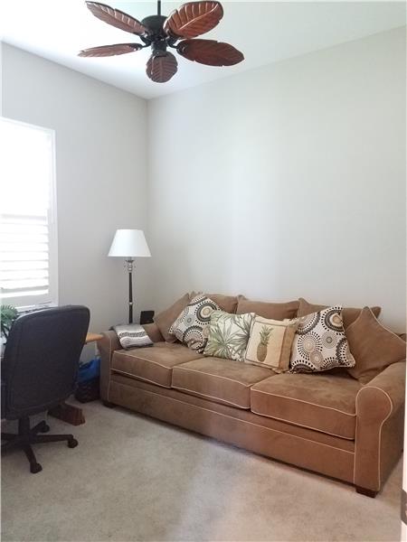 Bedroom #3, currently being used as an Office
