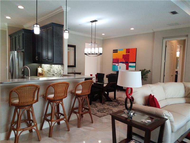Kitchen & Dining Room Areas from Great Room