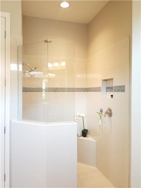 Master Bathroom with Roman Walk-In Shower