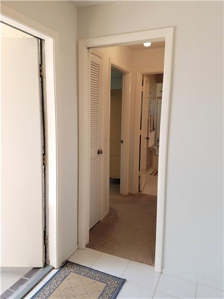 Close off Bedroom #2 and Guest Bathroom with a pocketdoor for Guest Privacy