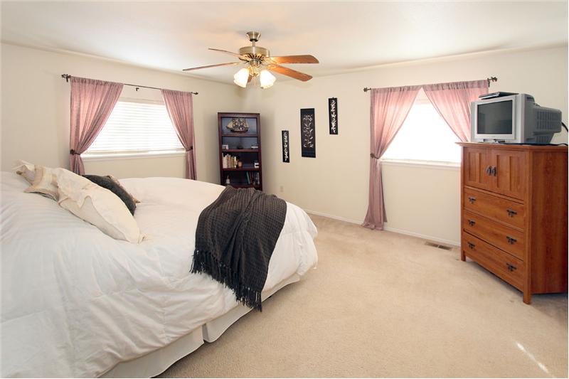 Large and bright master bedroom