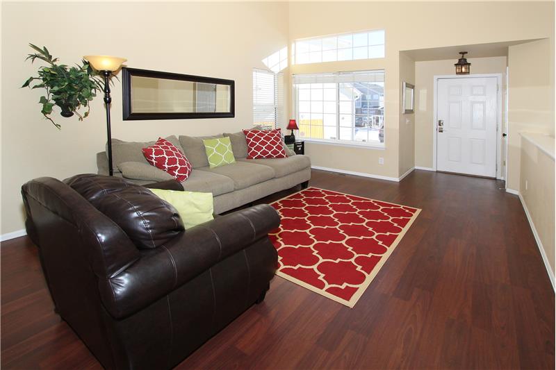 Bright formal living room