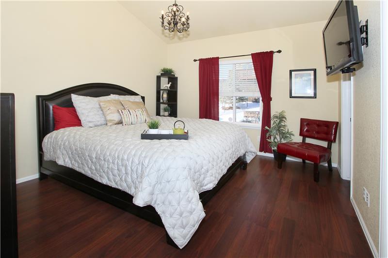 Main level master bedroom