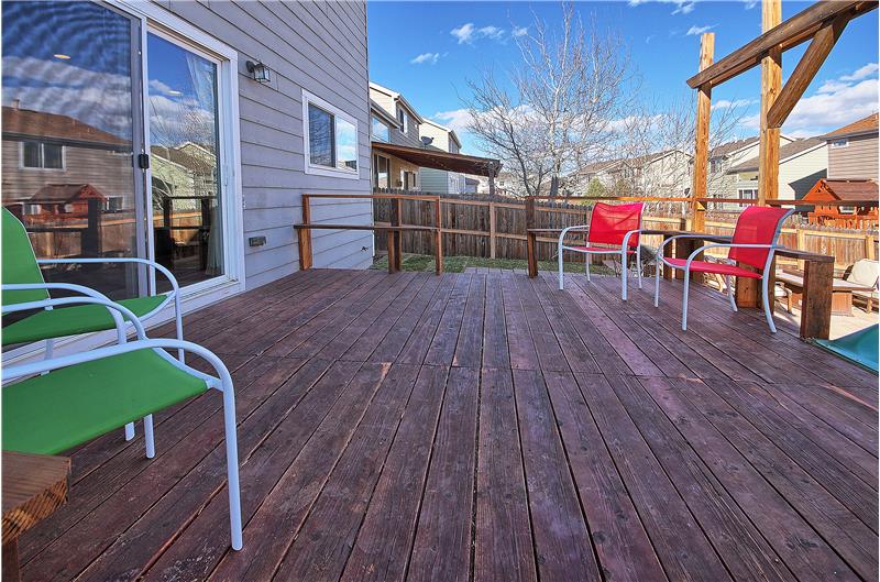 13 x 14 wood deck