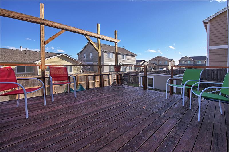 13 x 14 wood deck