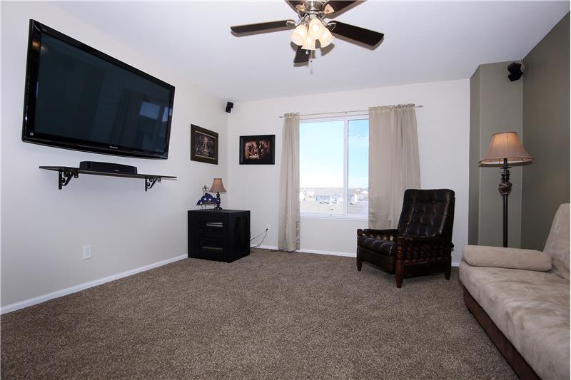 Loft on upper level!