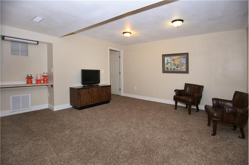 Bonus rec room in basement