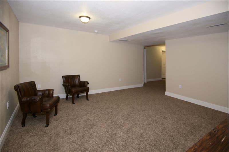 Bonus rec room in basement
