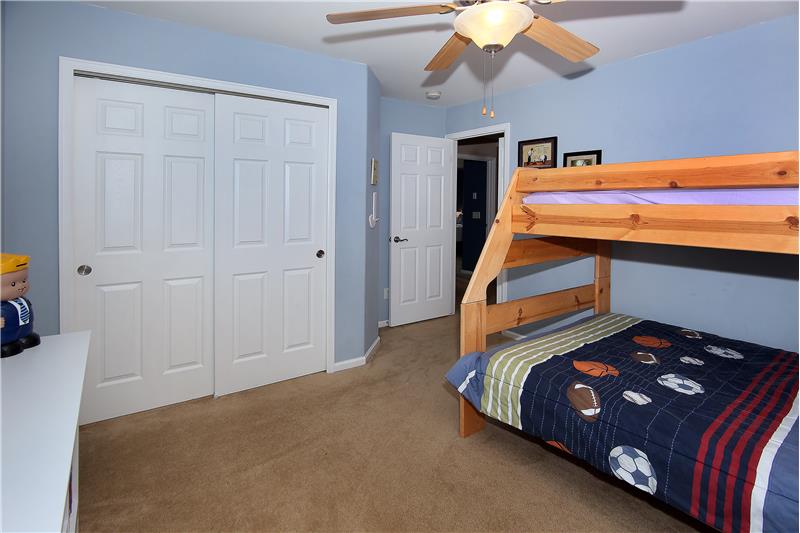 Secondary bedroom on upper level