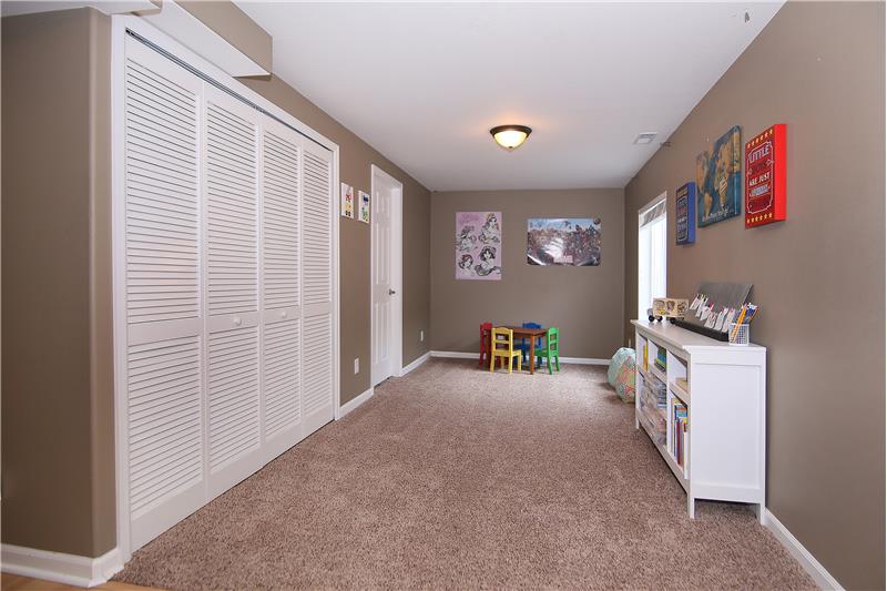 Bonus rec room in basement