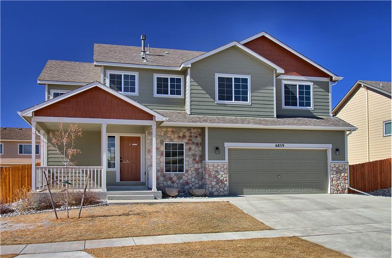 Beautiful home with a covered front porch!