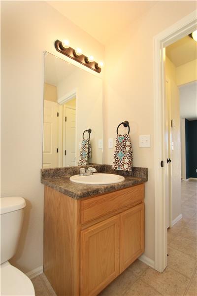 Main level half bath