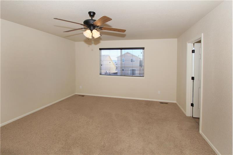 Master bedroom with Pikes Peak Views!