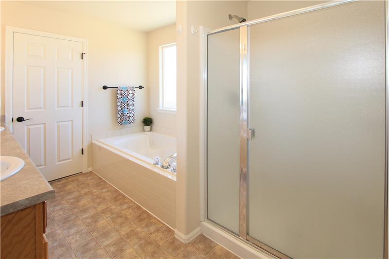 Separate shower