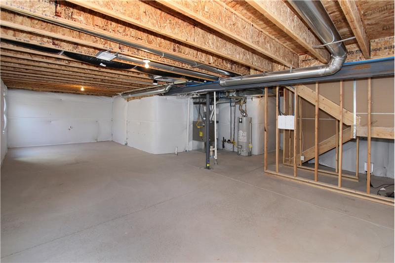 Unfinished basement