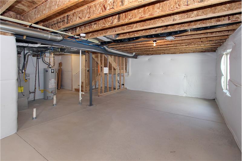 Unfinished basement