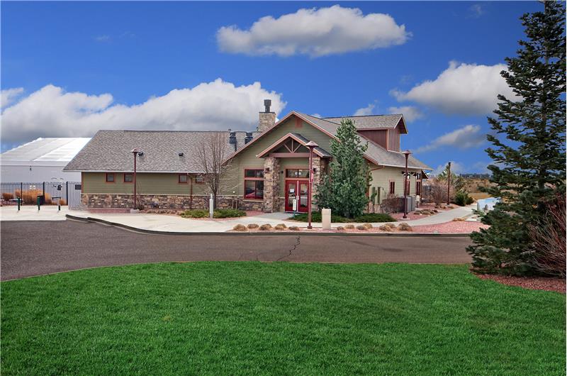 Private recreation center in Wolf Ranch with club house, splash park, and swimming pool
