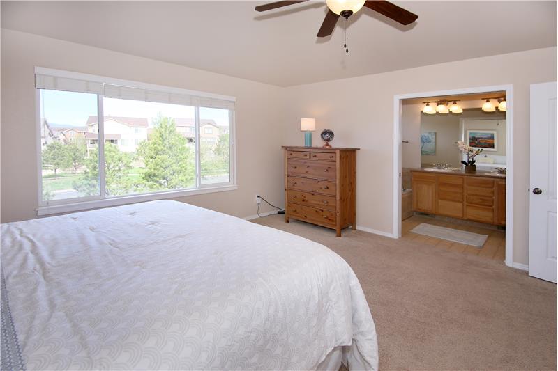 Master bedroom has an adjoining 5-piece bath and pocket doors to the master bathroom as well!