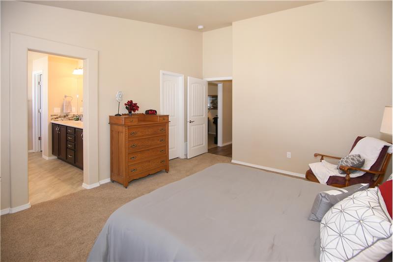 Master bedroom with adjoining 5-piece bath