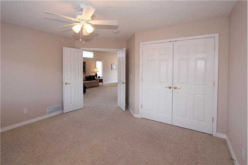 Secondary bedroom with French doors