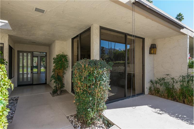 Front Entry and patio