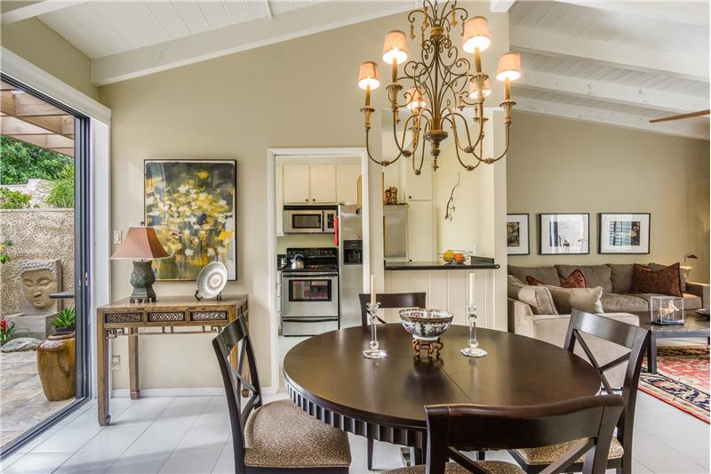 Dining and Kitchen Beyond