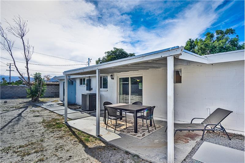 Covered patio