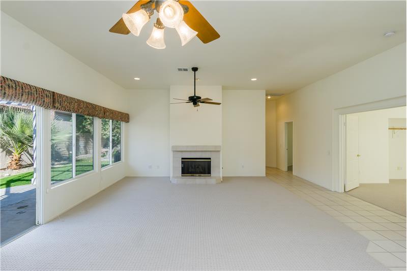 Living Dining area looking toward back of house