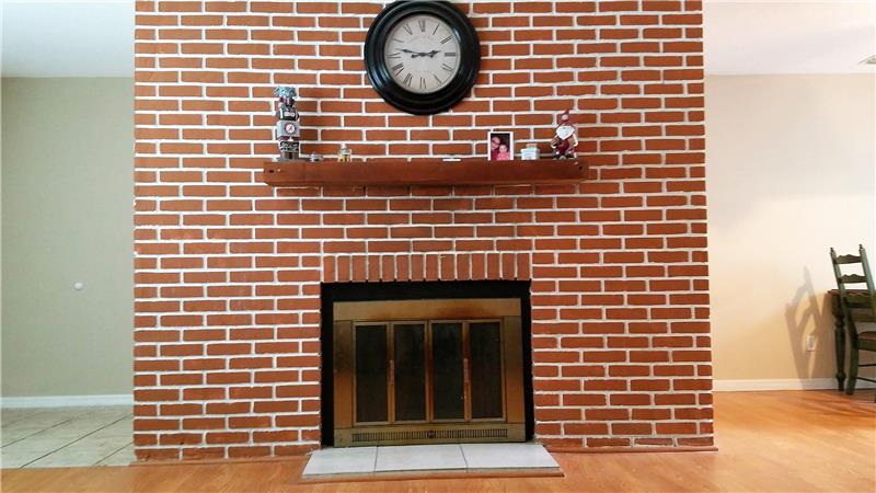 Wood Burning Fireplace