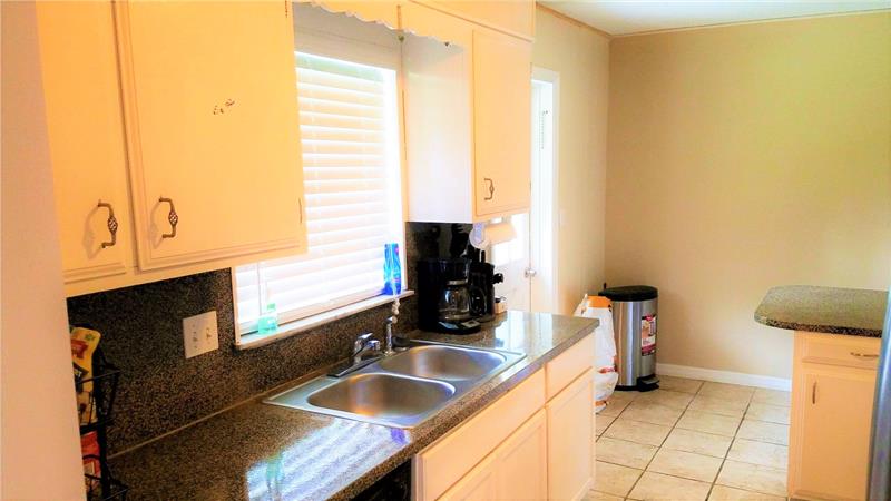 Kitchen has Window over Sink