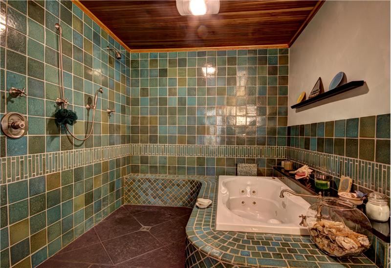 Master Bathroom - Twin Showers - London Tiles