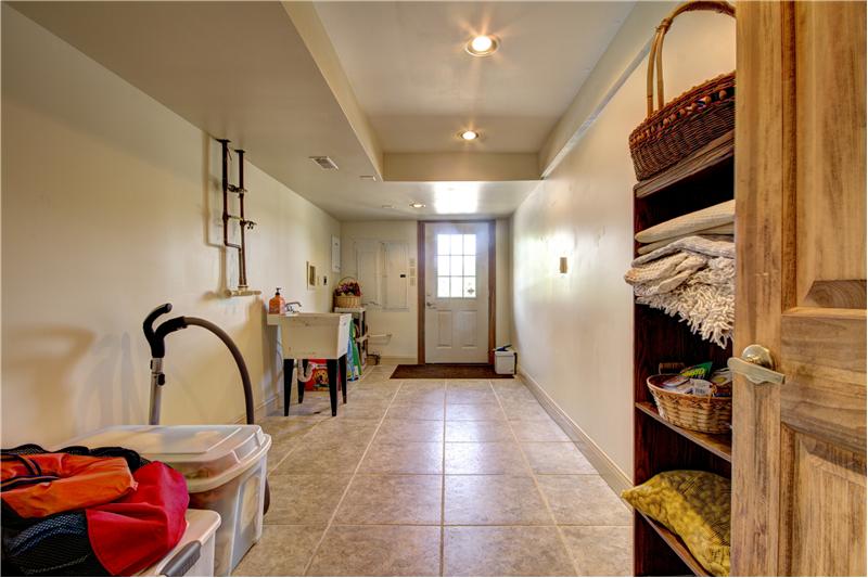 Lower Level - Mud Room and Laundry Room