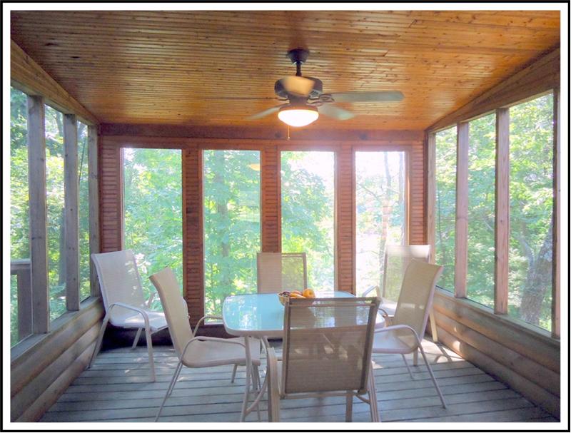 Covered Porch - 719 Sandy Beach Lane, Rough River, McDaniels - Home For Sale