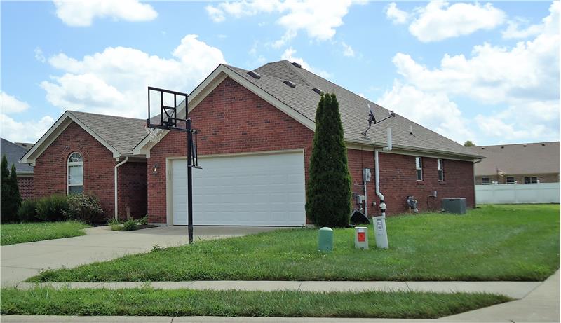 SIDE 6228 Caleigh Drive Whispering Oaks II Subdivision, Charlestown, Indiana 47111