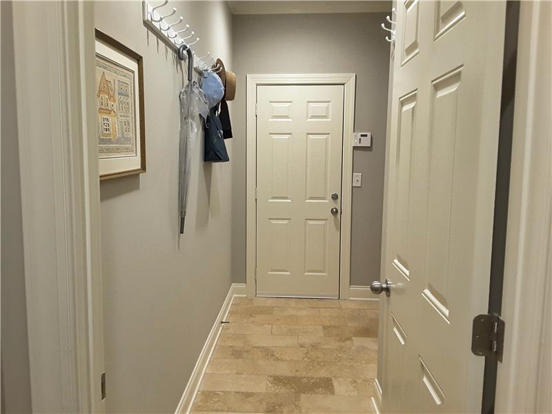 Mud Room to Garage and Laundry Room