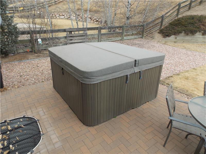 Hot tub included.