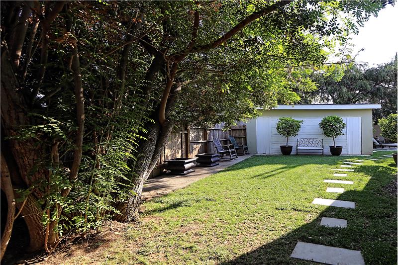 Grassy Side Yard