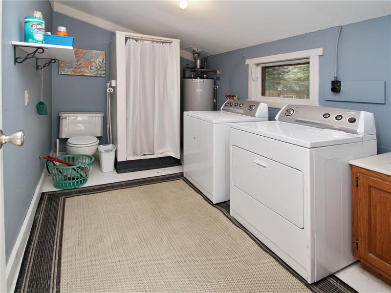 Laundry room and second bathroom