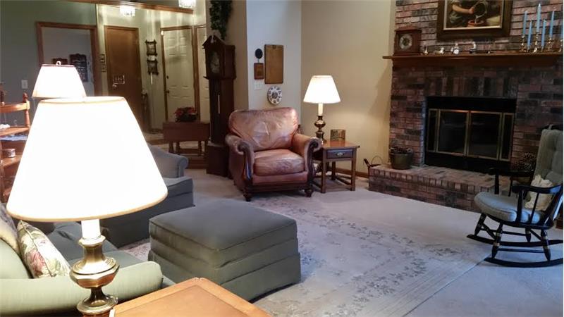 8055 Foxchase Dr, - Great room w/gas fireplace