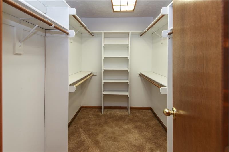 8055 Foxchase Dr, - Master Bedroom walk-in closet.
